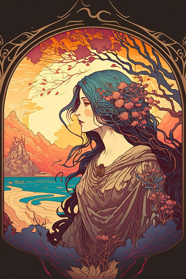 Art Nouveau Botanical Illustration